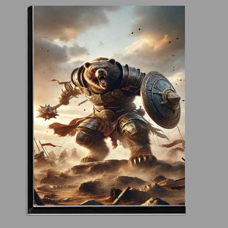 Buy Di-Bond : (Dynamic action pose fierce bear clad amour)