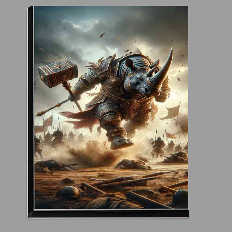Buy Di-Bond : (Dynamic action scene a fierce rhinoceros)