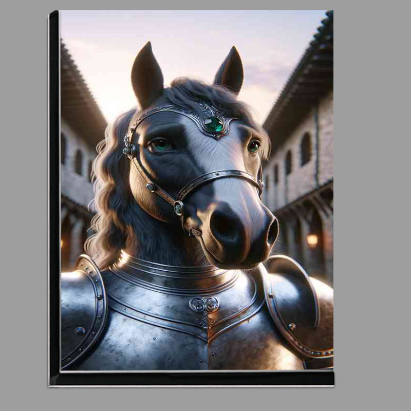 Buy Di-Bond : (Horse knight focusing features of the horses face)