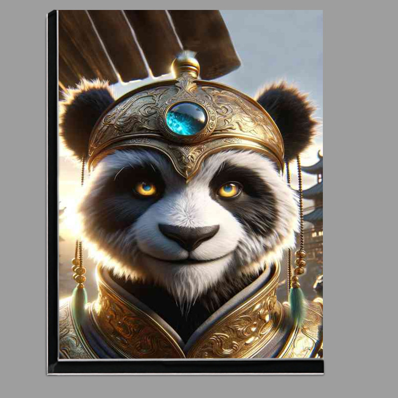 Buy Di-Bond : (Panda warrior highlighting the expressive face)