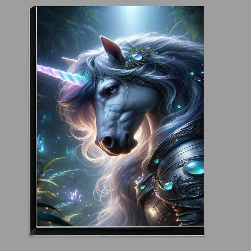Buy Di-Bond : (Unicorn warrior focusing on the mystical features)
