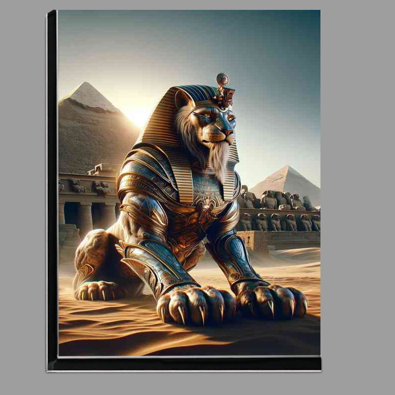 Buy Di-Bond : (Warrior animal majestic sphinx with the body of a lion)