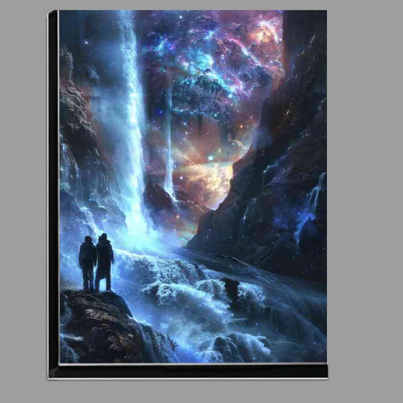 Buy Di-Bond : (Fallen galaxy with two men standing)