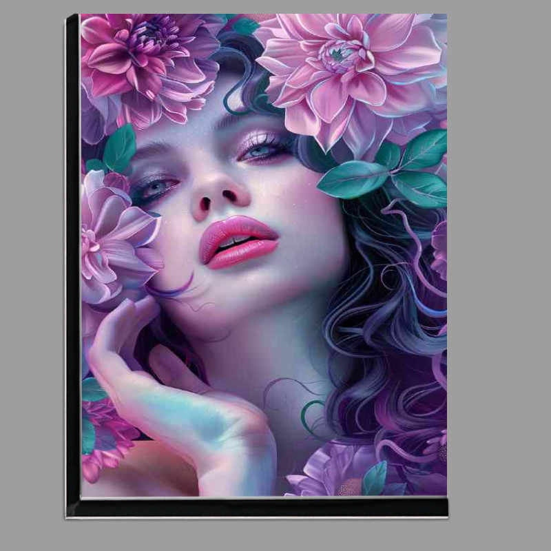 Buy Di-Bond : (Elegant woman with flowing hair)