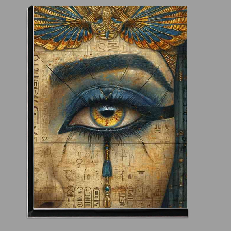 Buy Di-Bond : (Eyes Egyptian portrait unique and gorgeous)