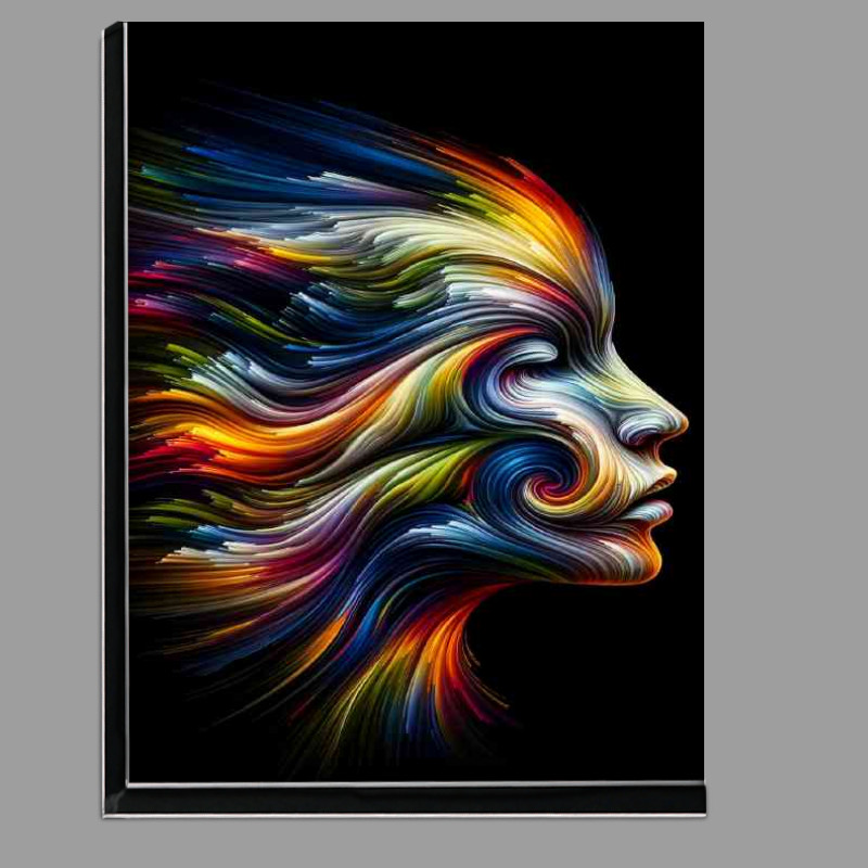 Buy Di-Bond : (Fusion of human features with abstract art)