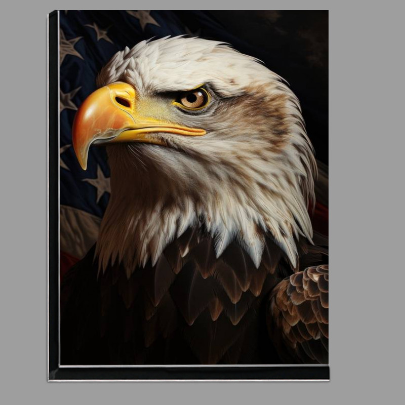 Buy Di-Bond : (Eagles head with usa flag)