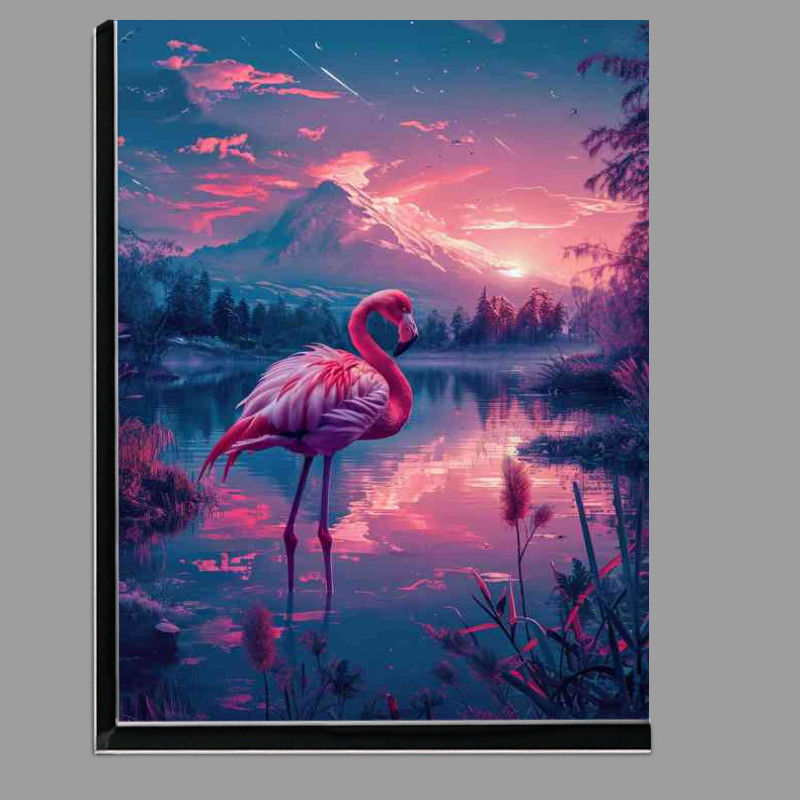 Buy Di-Bond : (Flamingo by the mountains)