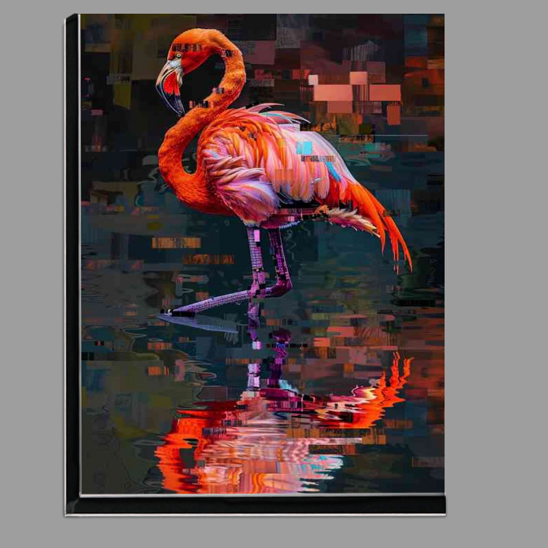 Buy Di-Bond : (Flamingo relection in the water)