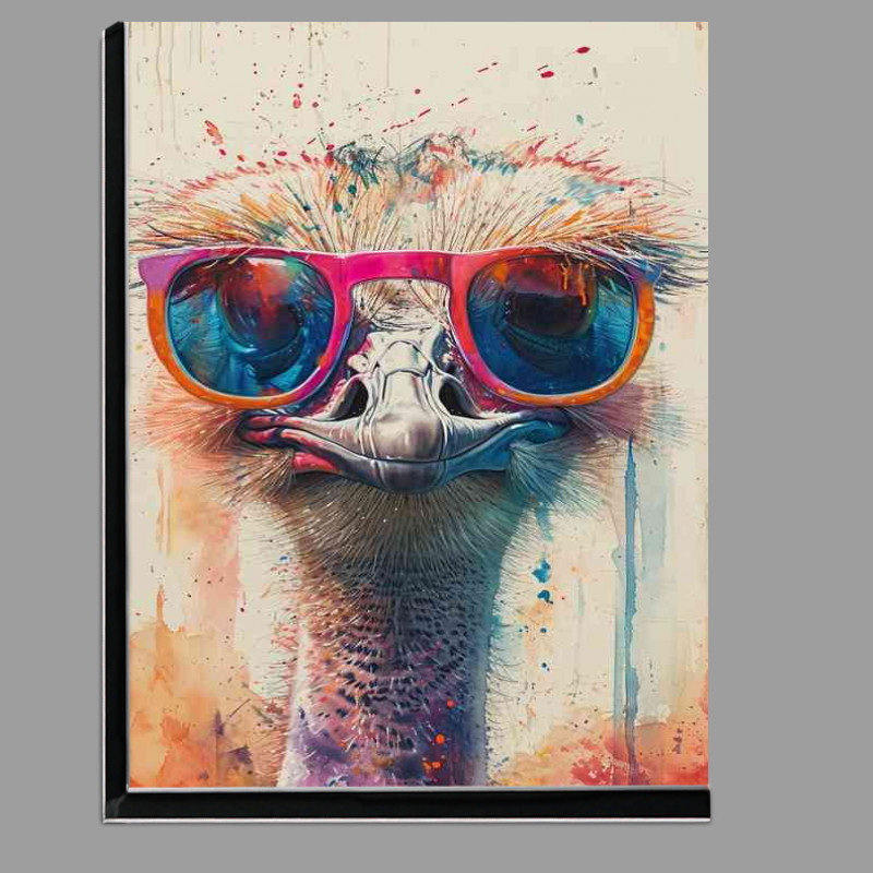 Buy Di-Bond : (Geff the Ostrich with his pink glasses on)