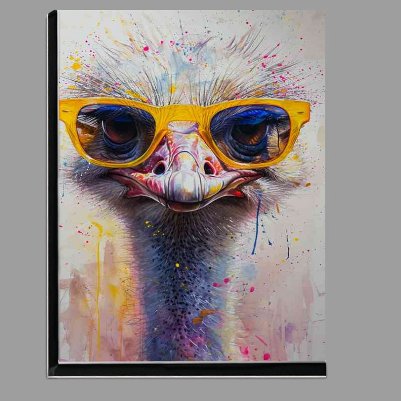 Buy Di-Bond : (Ostrich with yellow glasses on his face)