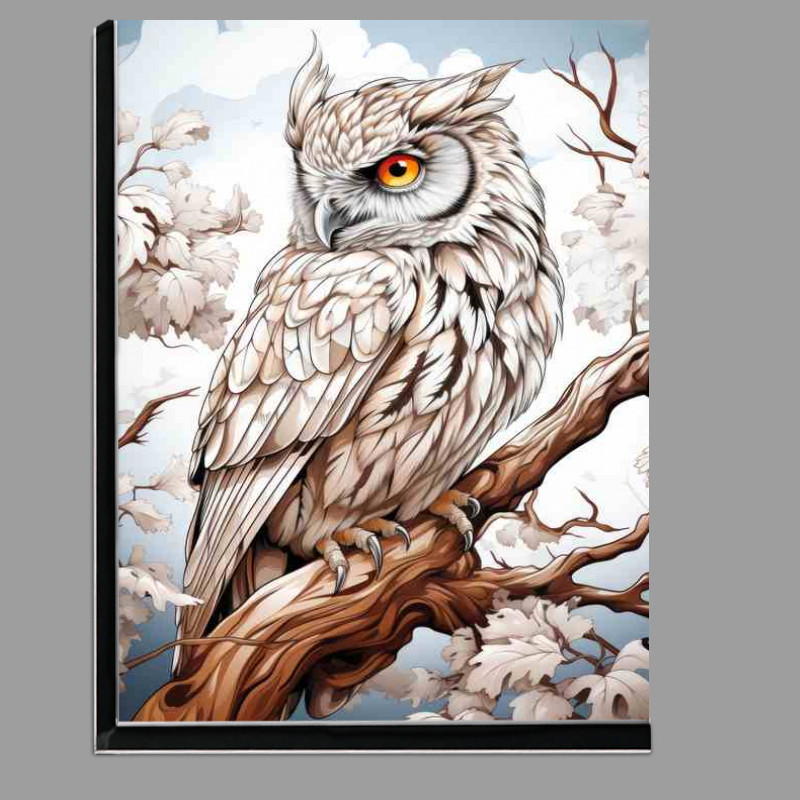 Buy Di-Bond : (Owl drawn on a branch)