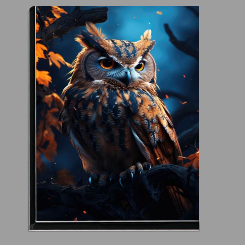 Buy Di-Bond : (Owl pearched on a branch)
