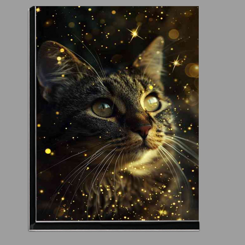 Buy Di-Bond : (A cat with stars around its eyes and head)
