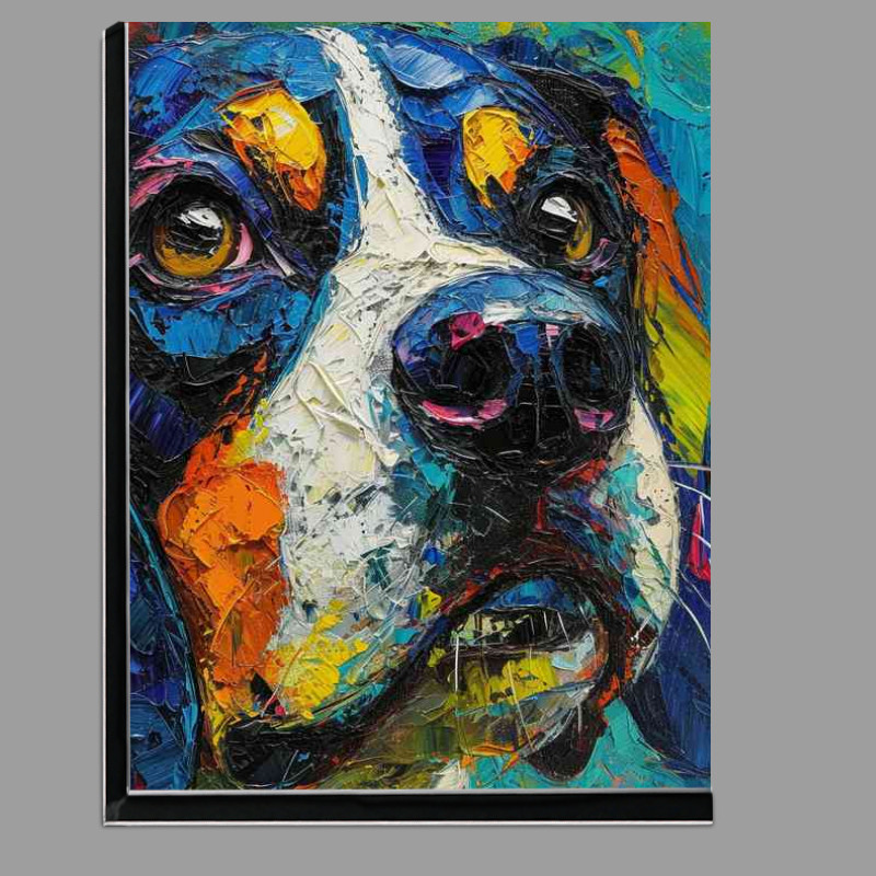 Buy Di-Bond : (Art style of a dog painted)