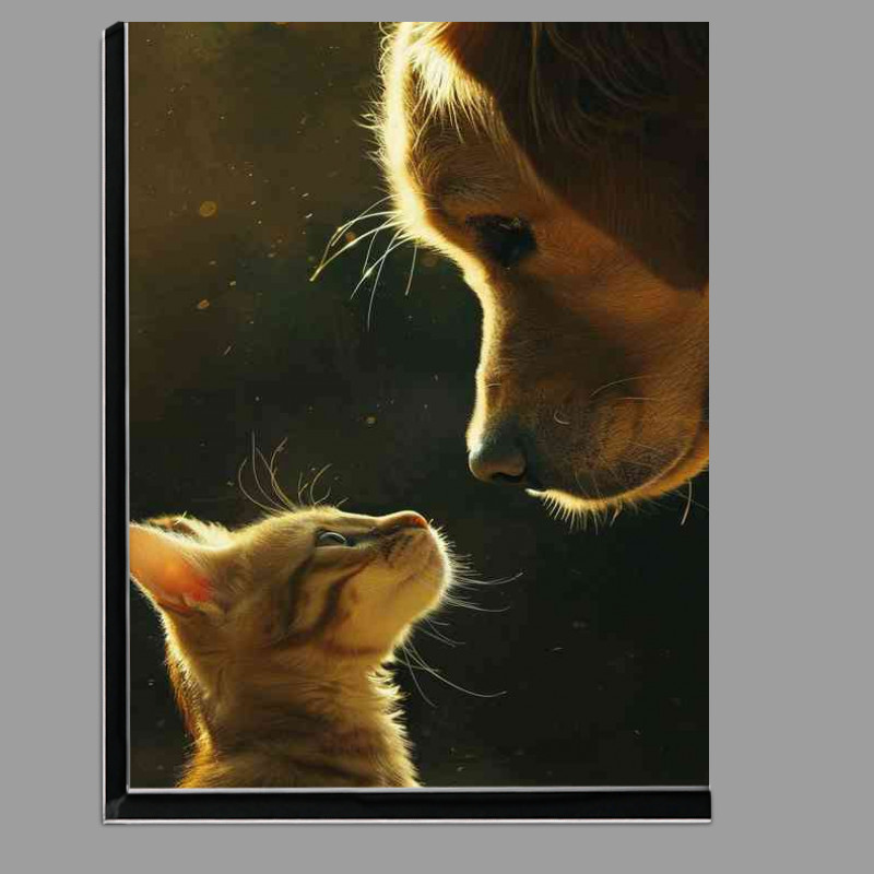 Buy Di-Bond : (Cat and Dog facing each other)