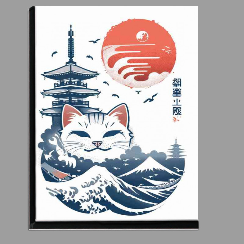 Buy Di-Bond : (Cute Cat face japanese style art)