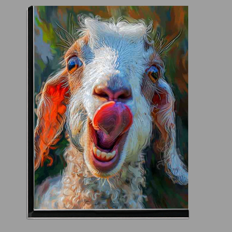 Buy Di-Bond : (Goat face with tongue sticking out)