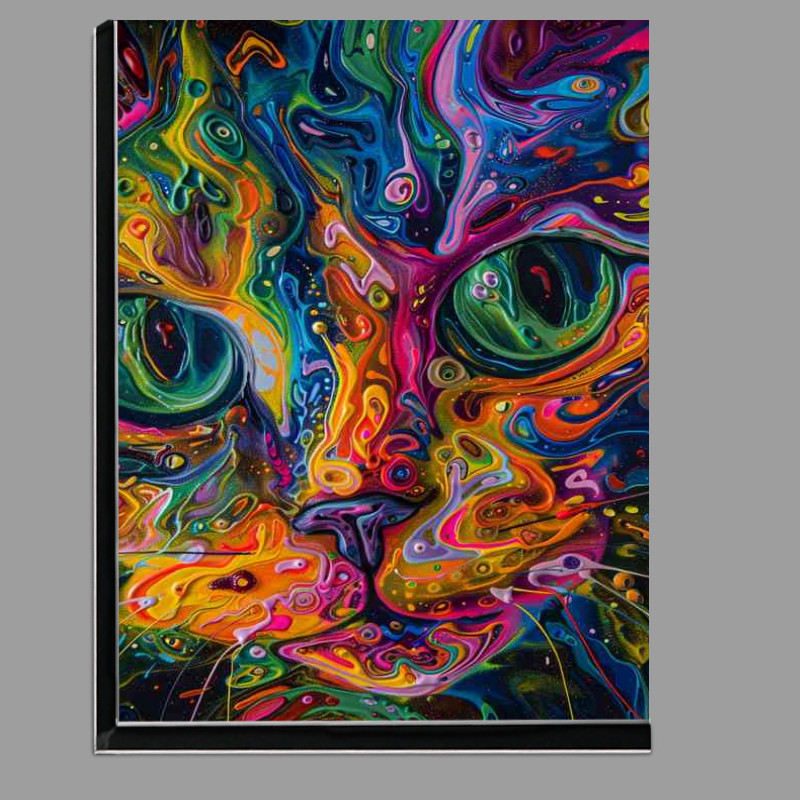 Buy Di-Bond : (Liquid Painted Cats head)
