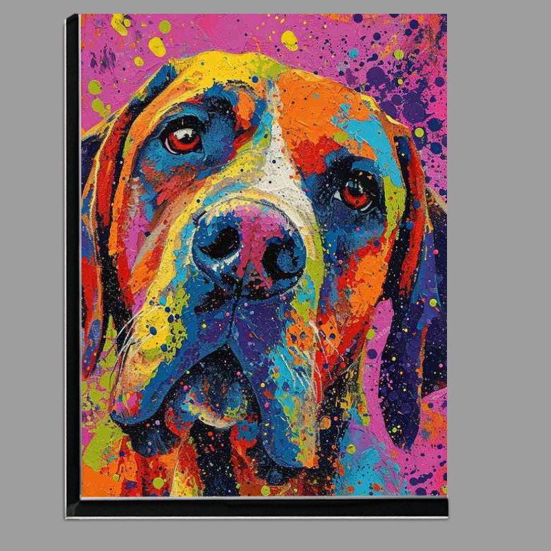 Buy Di-Bond : (Mr wonderful dog in a painted style)