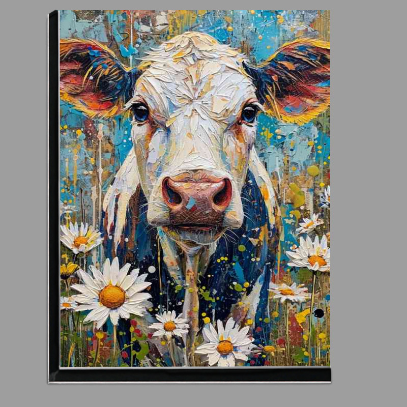 Buy Di-Bond : (Ruth the cow in with a colourful background)