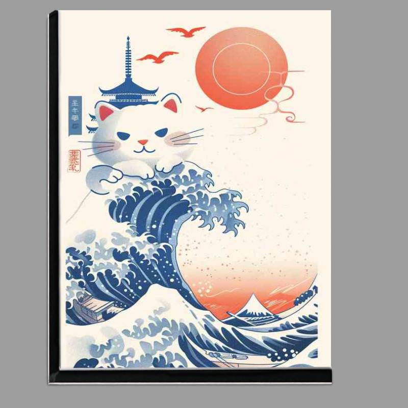 Buy Di-Bond : (The Cat and the waves japanese style)