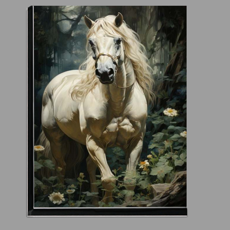Buy Di-Bond : (White Horse in the woods)