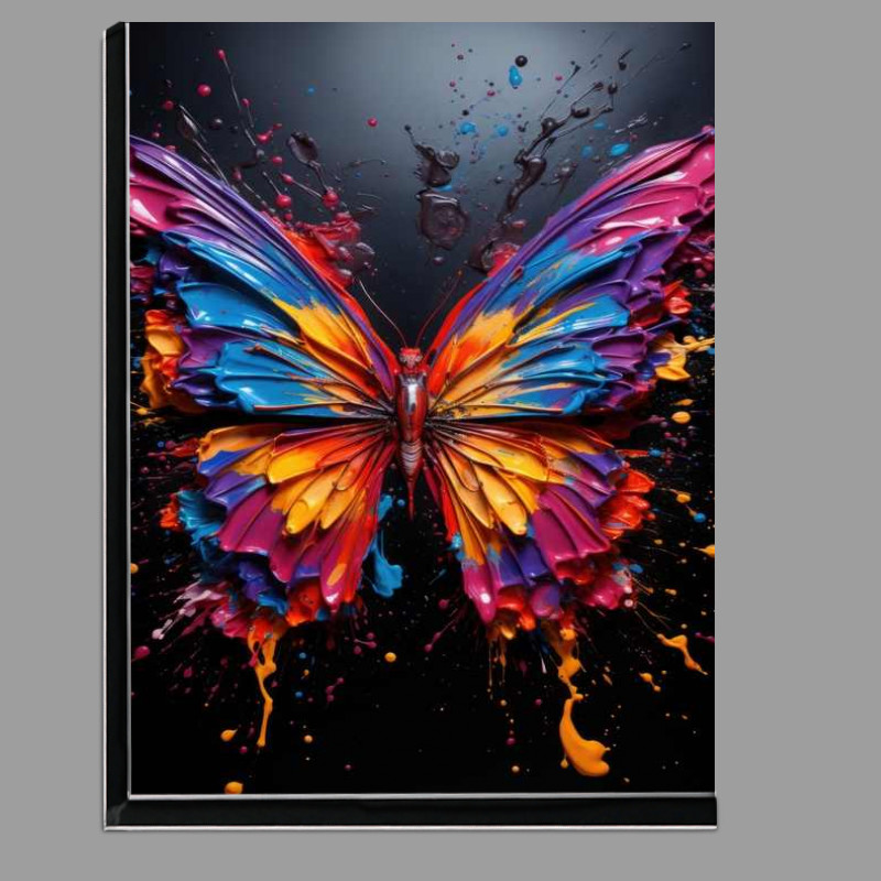 Buy Di-Bond : (Coloureed Butterfly with dark background)