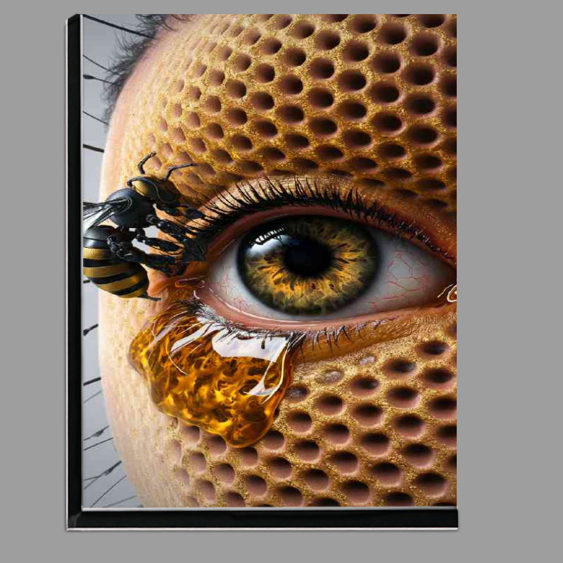 Buy Di-Bond : (Honeycomed Face with honey and bees)