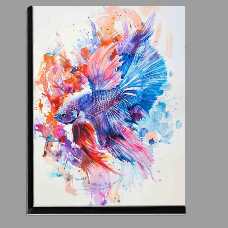 Buy Di-Bond : (A Betta fish in painted watercolours style)