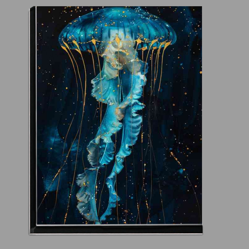 Buy Di-Bond : (A Watercolour blue coloured Jellyfish)