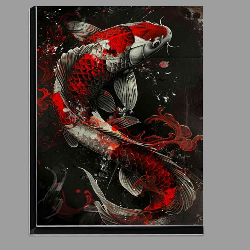 Buy Di-Bond : (Japanese Koi in stunning red and black)