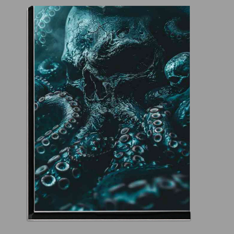 Buy Di-Bond : (Octopus with tentacles dark sea)