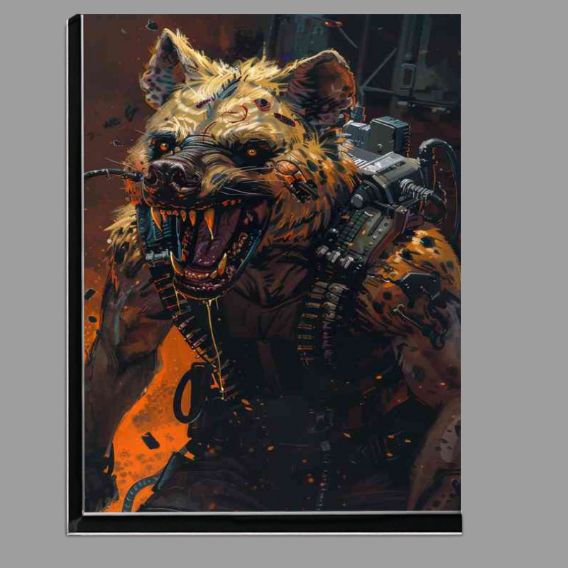 Buy Di-Bond : (Angry Hyena with strong arms and large teeth)