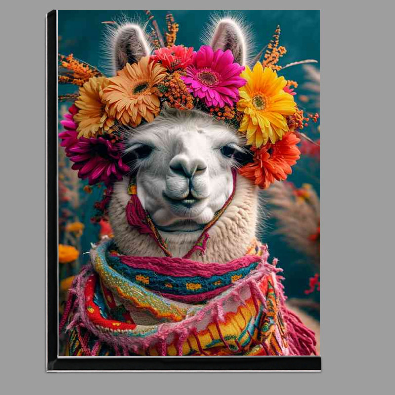 Buy Di-Bond : (Llama dressed for a night out)