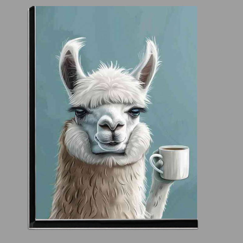 Buy Di-Bond : (Llama waking up to her coffee)