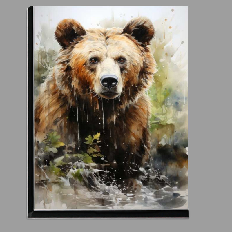 Buy Di-Bond : (Brown bear in the rain)