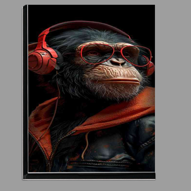 Buy Di-Bond : (Cool monkey listening to headphones)