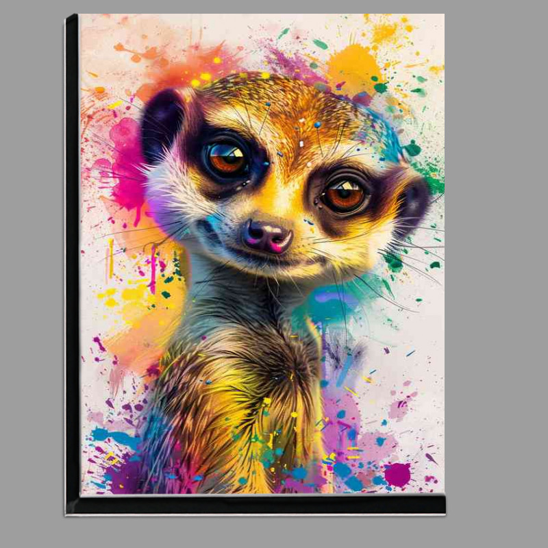 Buy Di-Bond : (Cute meerkat with big eyes smiley face)