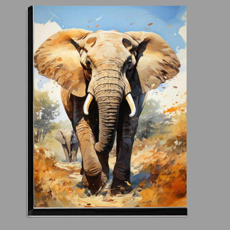 Buy Di-Bond : (Elephant walking on a track)