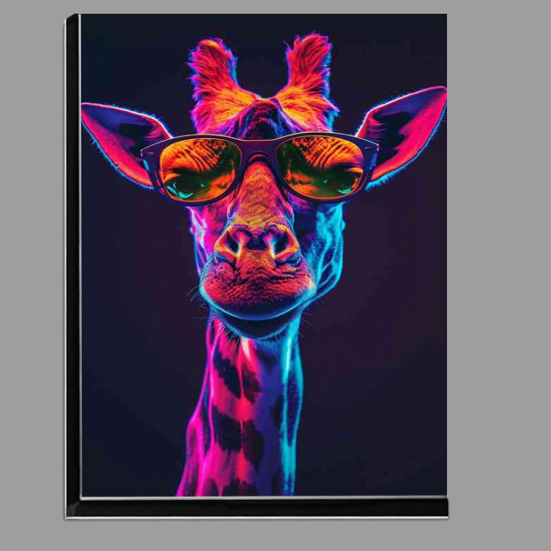 Buy Di-Bond : (Giraffe in a neon colour)