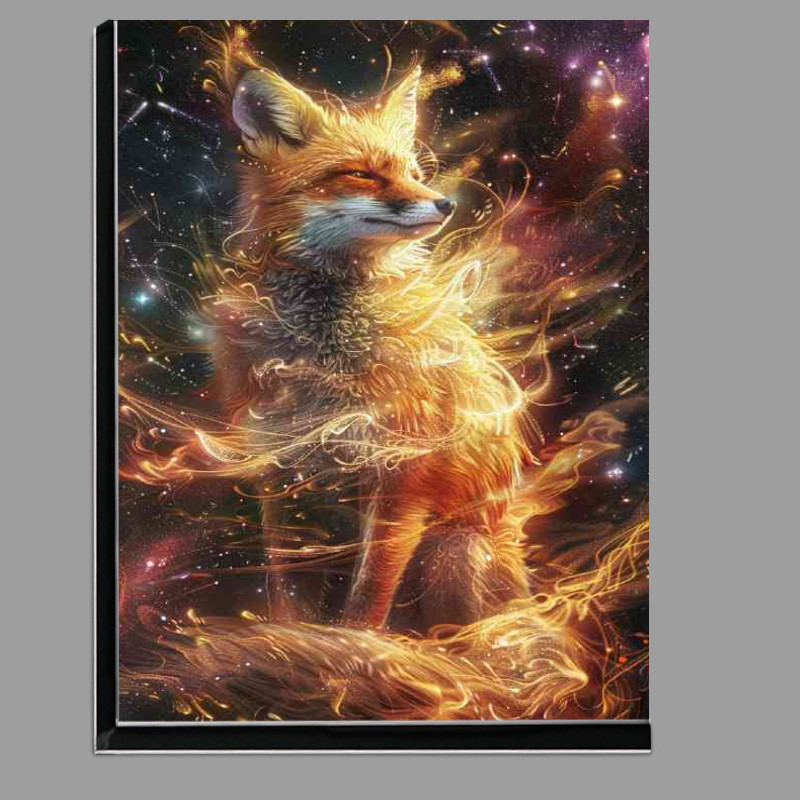 Buy Di-Bond : (Golden Fox made of swirling cosmic energy)