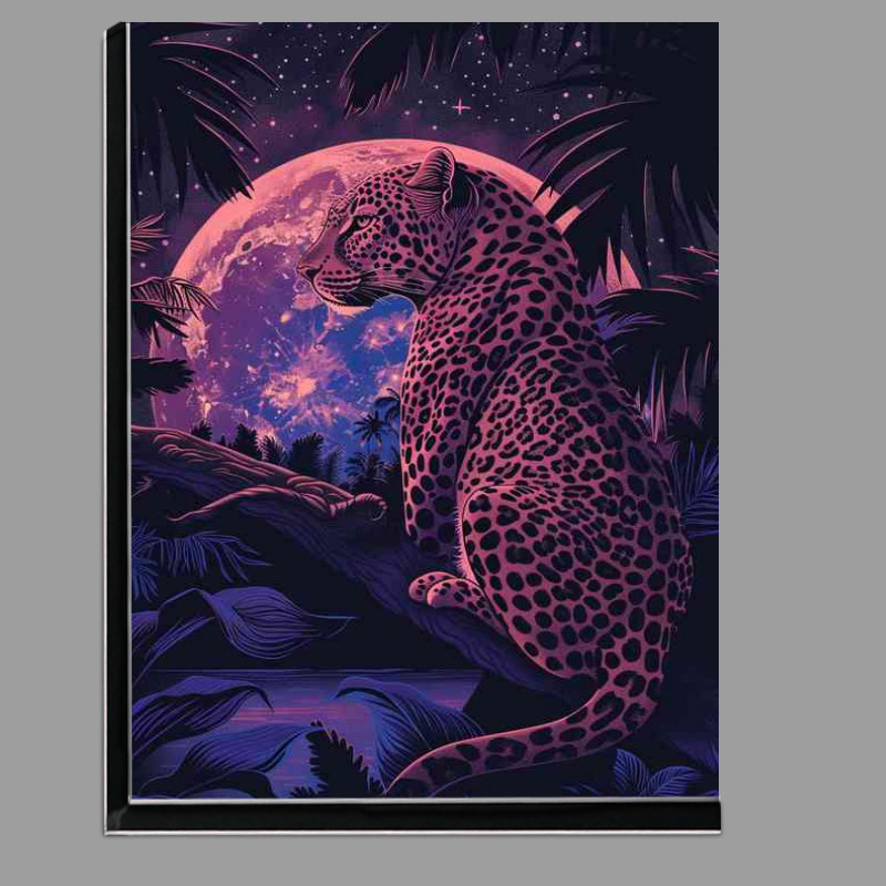 Buy Di-Bond : (Leopard a full moon)