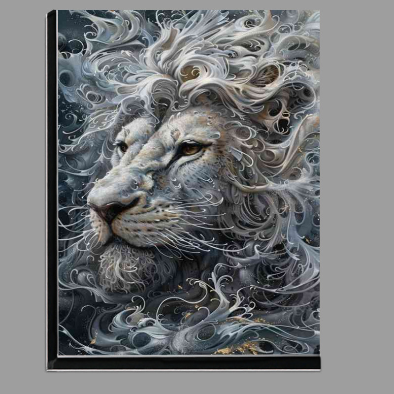 Buy Di-Bond : (Lion white painted Lions head)