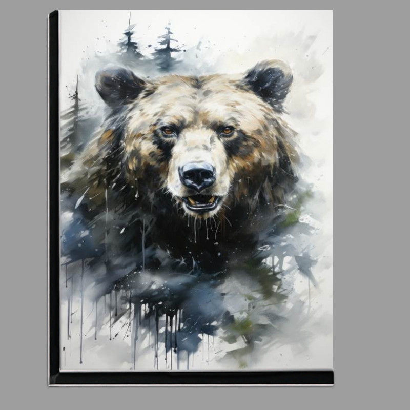 Buy Di-Bond : (Painted Bear in the wilderness)