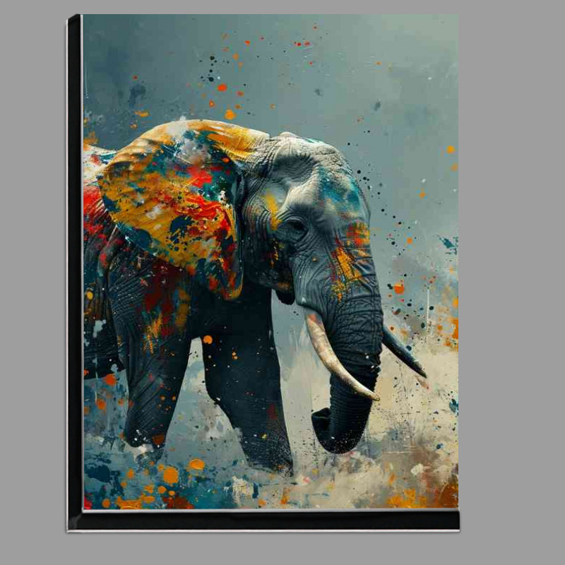 Buy Di-Bond : (Painted elephant splash art)