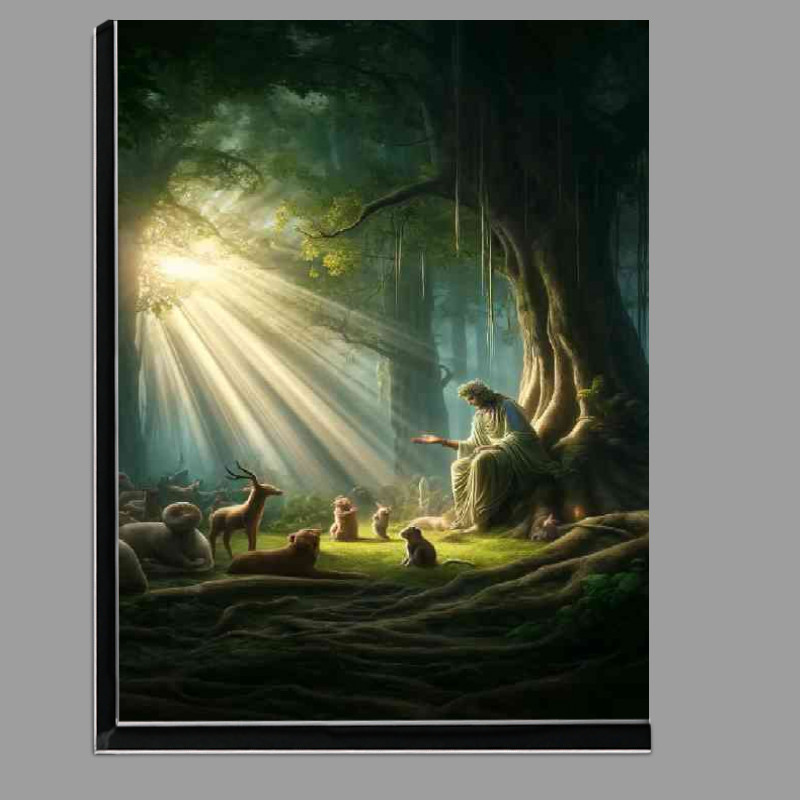 Buy Di-Bond : (Peaceful interaction between divine beings and animals)