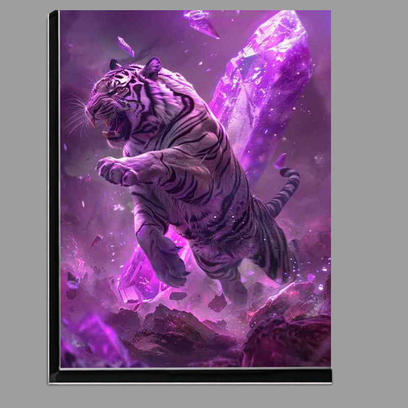 Buy Di-Bond : (Purple tiger leaping up)