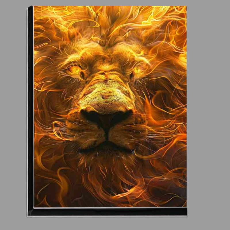 Buy Di-Bond : (The Golden flamed Lion)