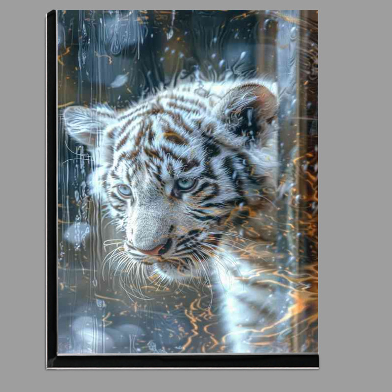 Buy Di-Bond : (The white tiger cub is seen behind a window)